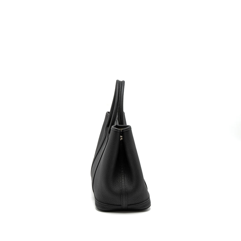 Hermes Garden Party 30 Negonda Black SHW Stamp X