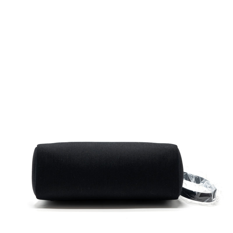 Hermes Herbag Zip 31 Bag Canvas/ Hunter Leather Black GHW Stamp B