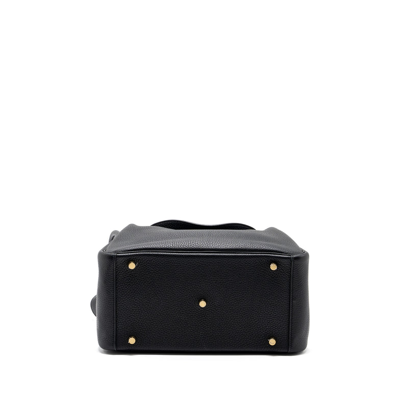 Hermes lindy 30 clemence black GHW stamp D