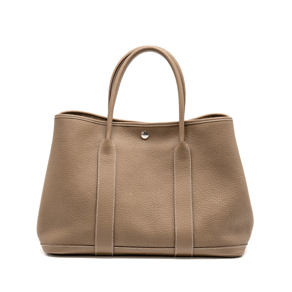 Hermes Garden Party 36 negonda etoupe SHW stamp Y