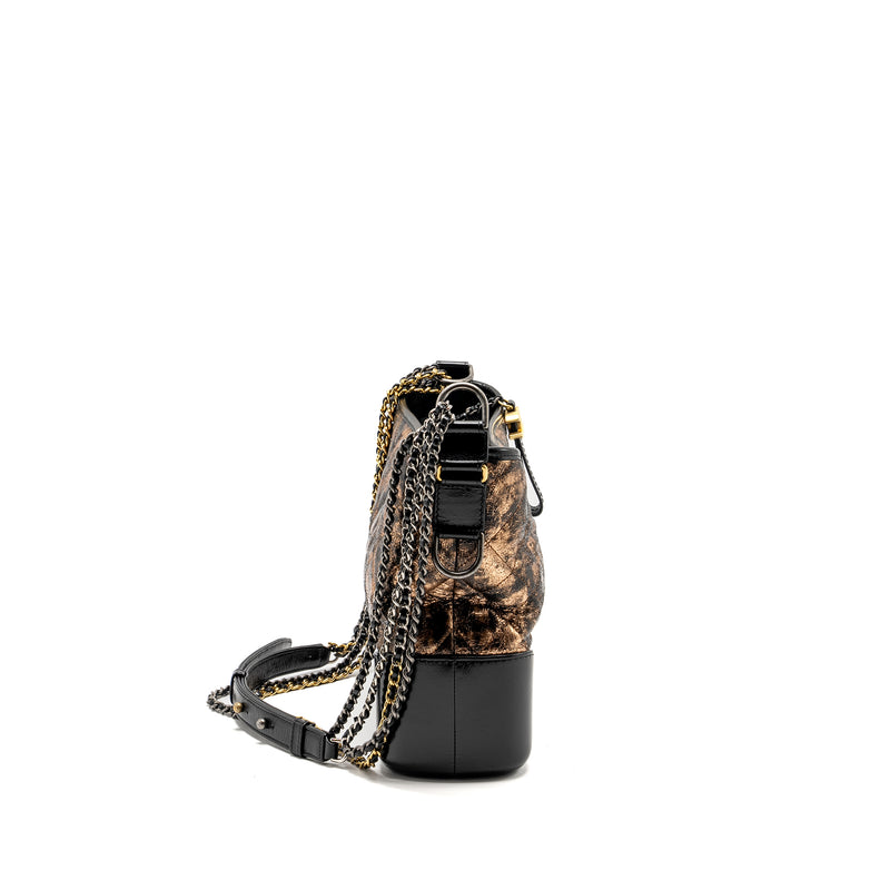 Chanel Gabrielle Hobo Bag Calfskin Copper Multicolour Hardware