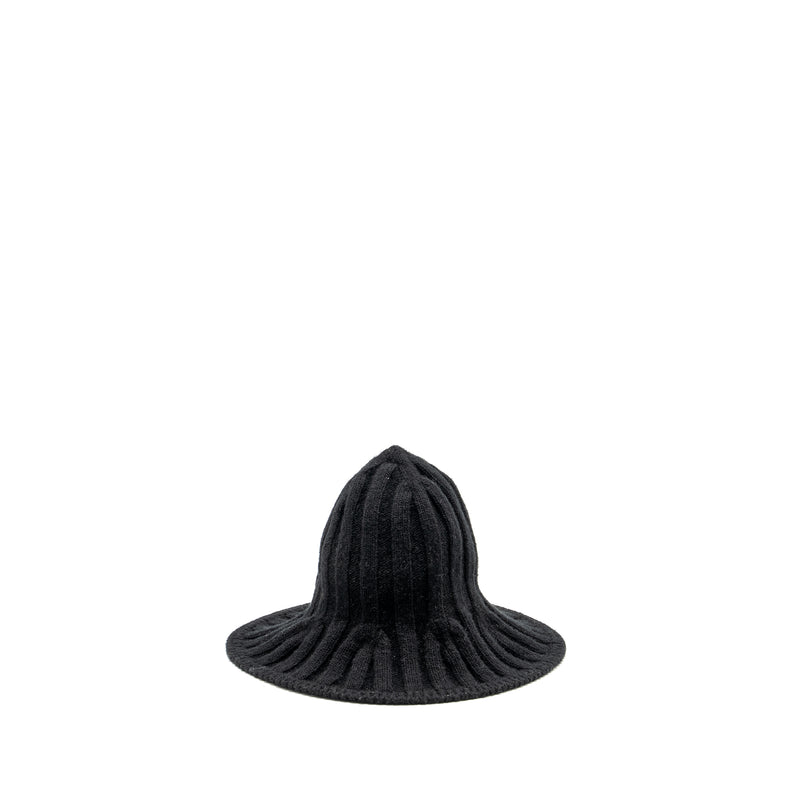 Dior Letter Logo Wire-Brimmed Beanie Wool Black