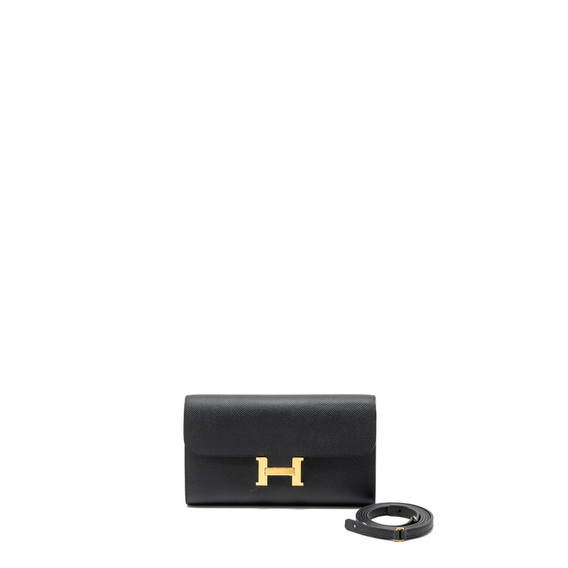Hermes Constance To Go epsom black GHW stamp B