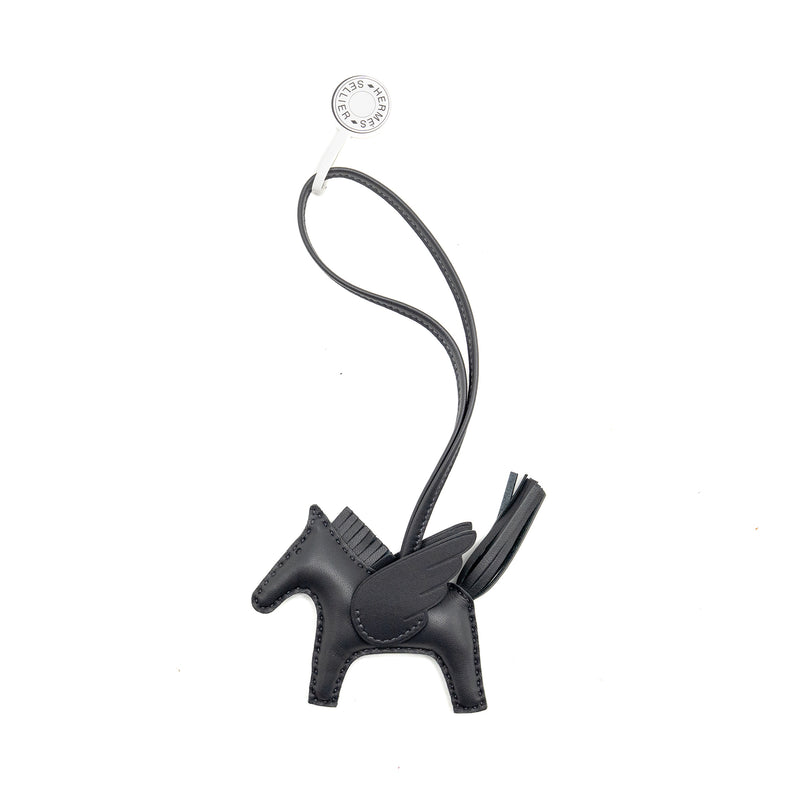 Hermes Rodeo Pegase PM Bag Charm Ardoise Stamp W