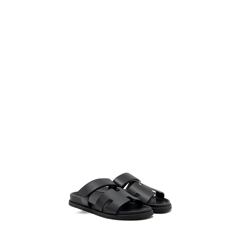 Hermes size 42 men’s chypre sandals black