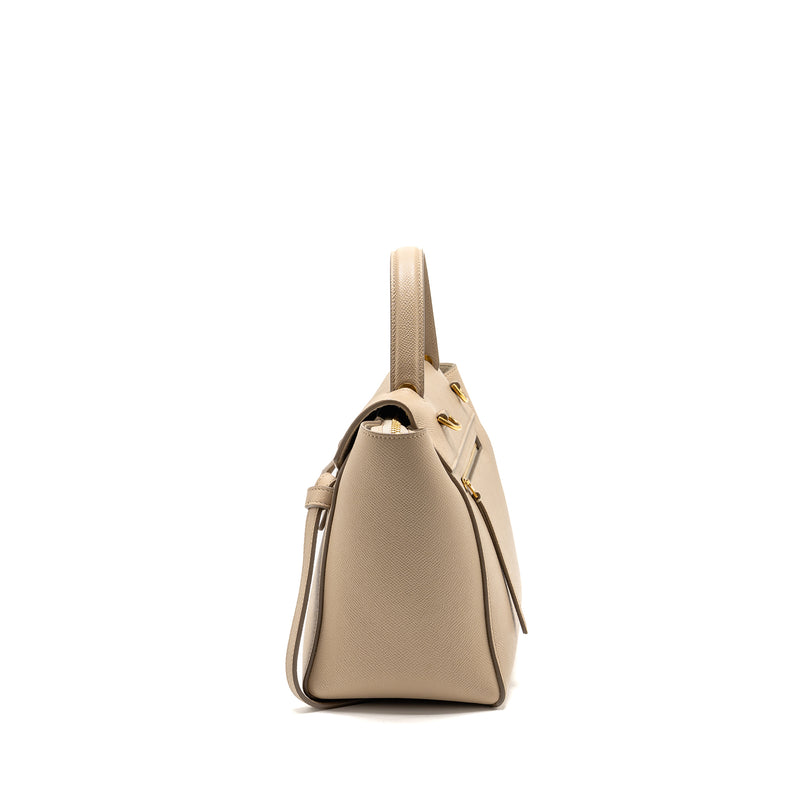 Celine Micro Belt Bag Grained Calfskin Beige GHW