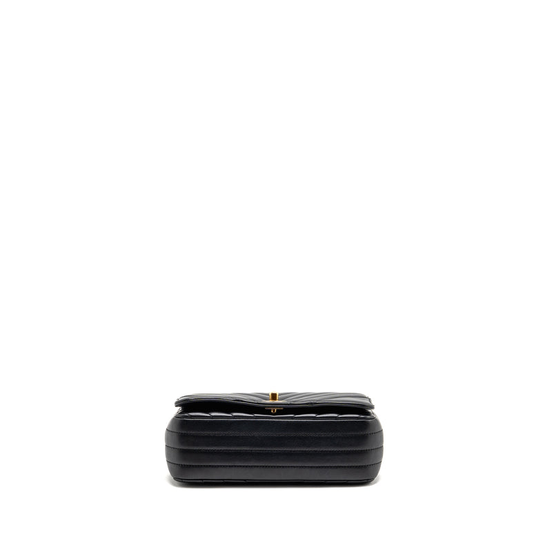 Chanel Chevron Flap bag lambskin black LGHW