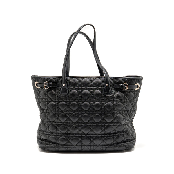 Dior Shopping Tote Bag Canvas Black SHW