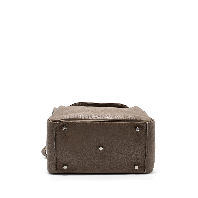 Hermes lindy 30 clemence leather etoupe SHW stamp C
