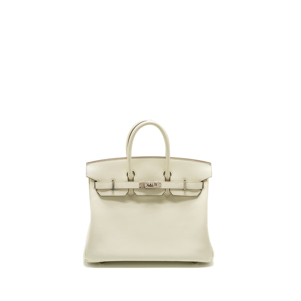 Hermes birkin 25 Swift Mushroom SHW stamp B