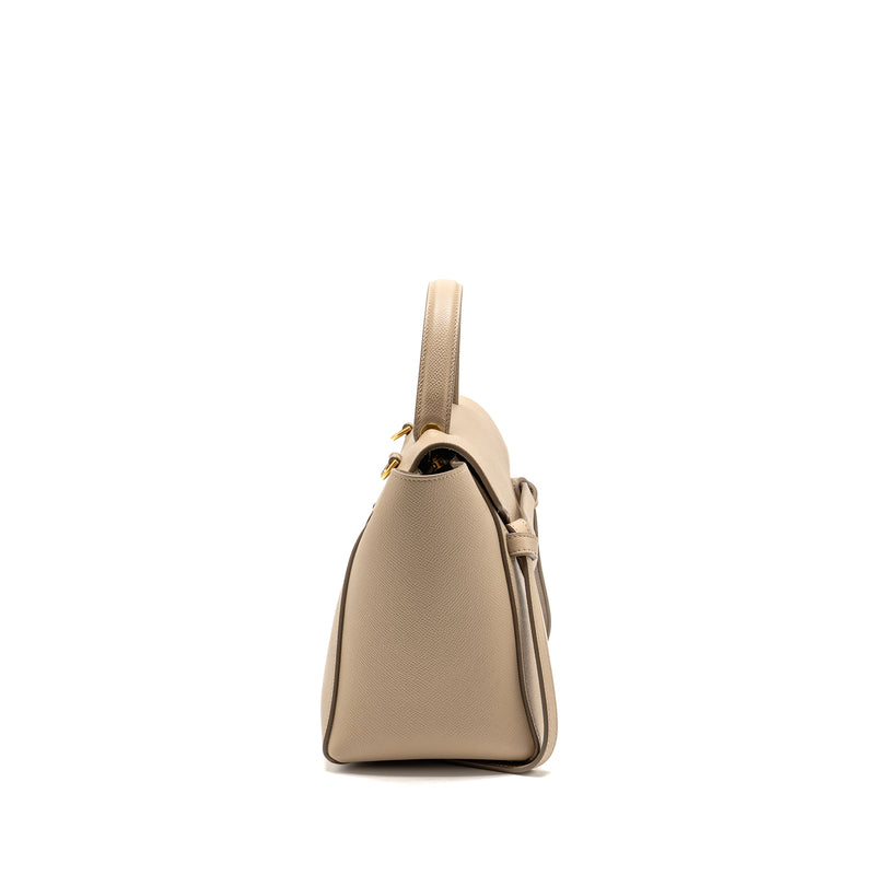 Celine Micro Belt Bag Grained Calfskin Beige GHW