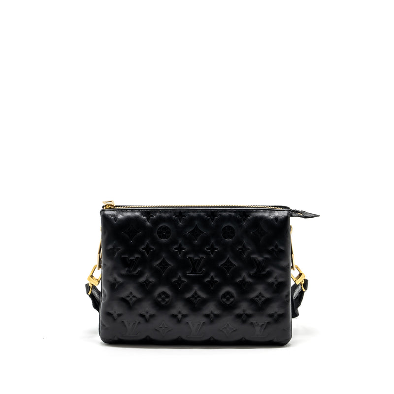 Louis Vuitton Coussin PM Monogram Empreinte Lambskin Black GHW (New Version)