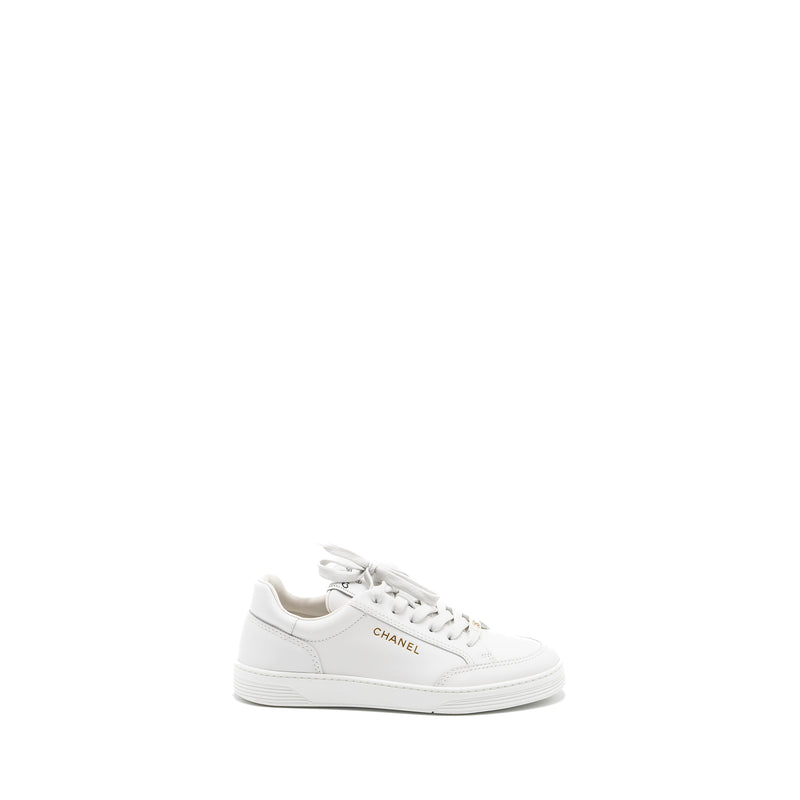 Chanel 23a size 38 Sneaker calfskin white