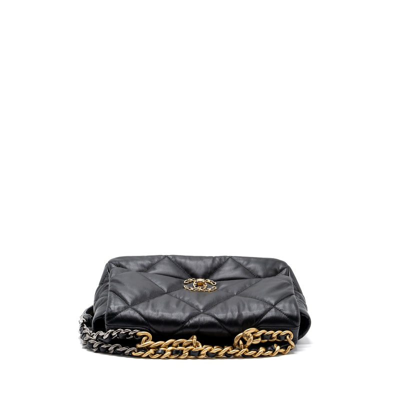 Chanel Medium 19 Bag Goatskin Black Multicolour hardware