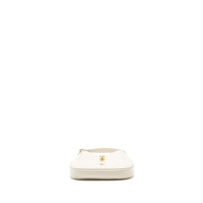 Gucci Jackie 1961 Mini Shoulder Bag Calfskin White GHW