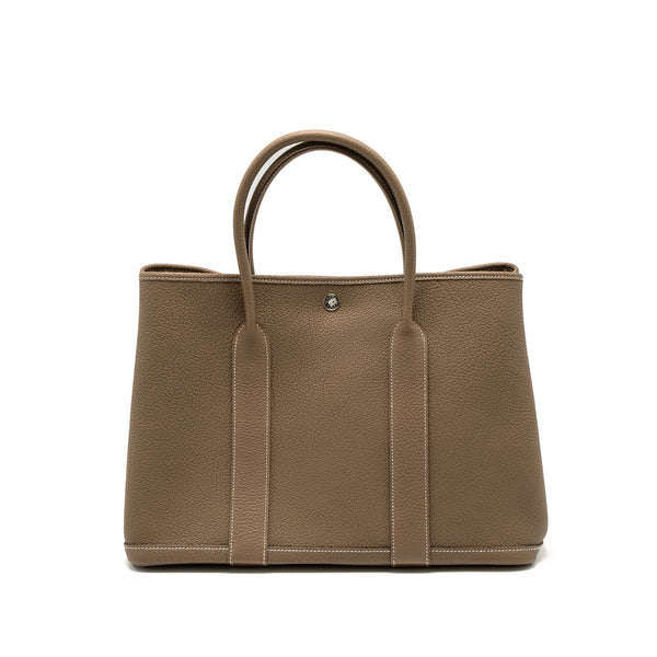 Hermes Garden Party 36 Negonda Etoupe SHW Stamp Y
