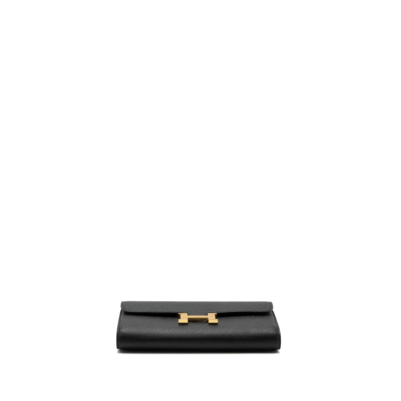 Hermes Constance To Go Epsom Black GHW Stamp B
