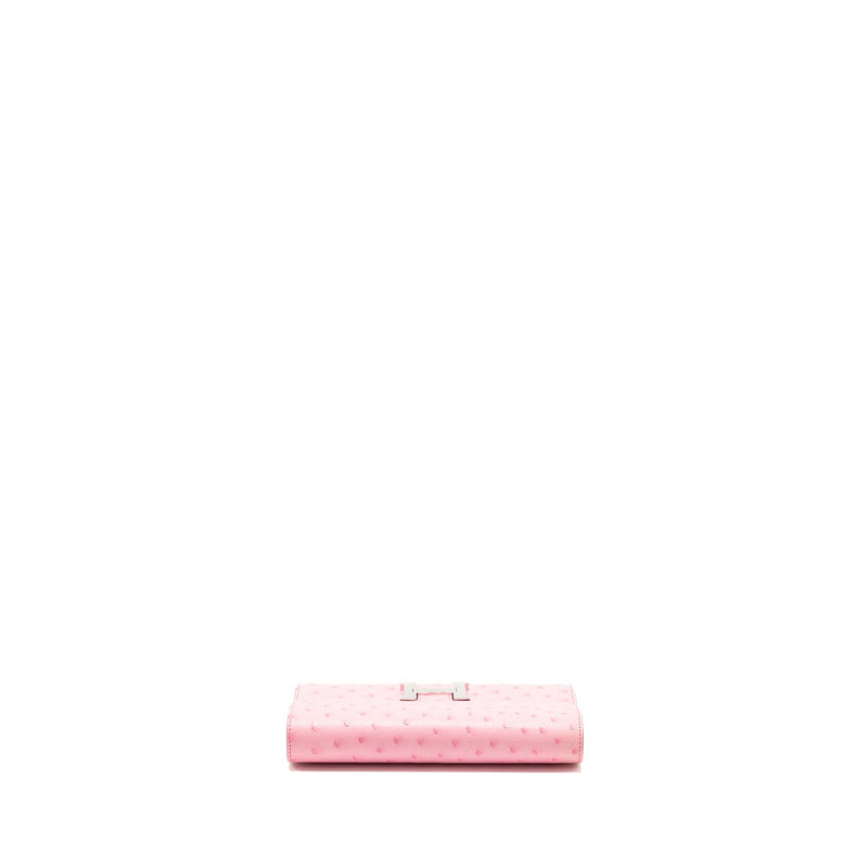 Hermes Constance to go ostrich bubblegum pink SHW Stamp U