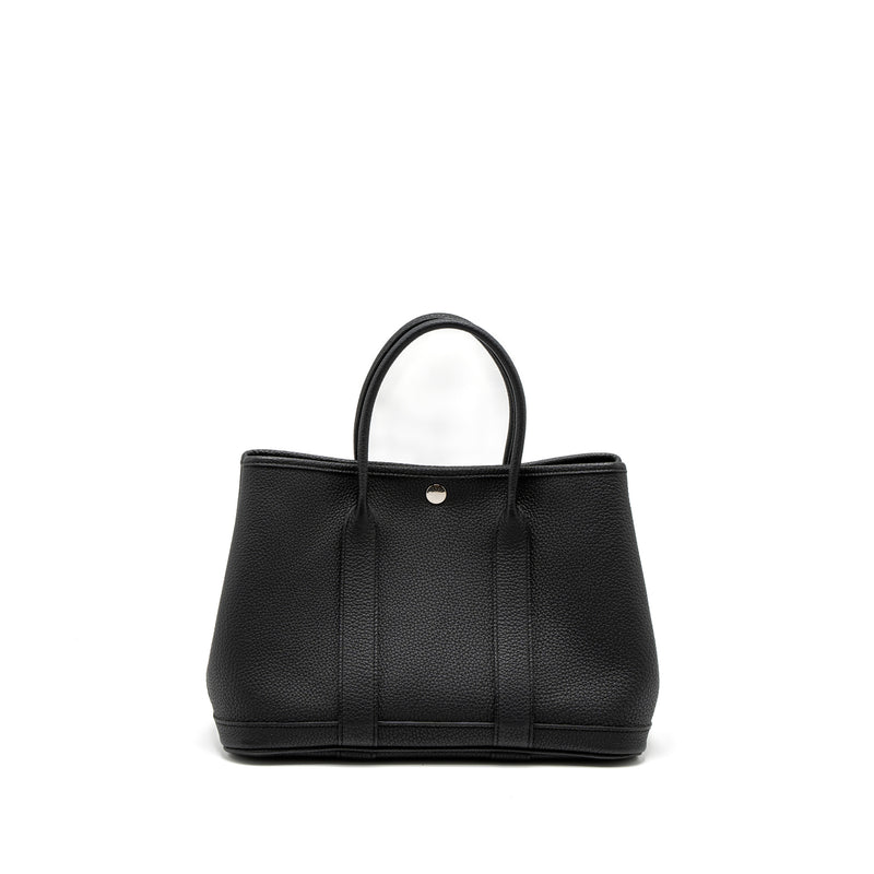 Hermes Garden Party 30 Negonda Black SHW Stamp X