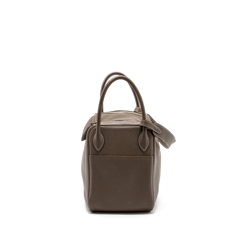 Hermes lindy 30 clemence leather etoupe SHW stamp C