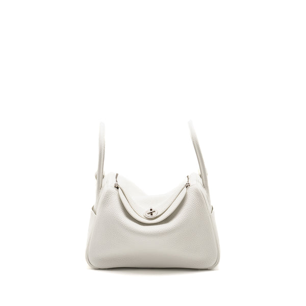 Hermes Lindy 26 Clemence Blanc SHW Stamp Y