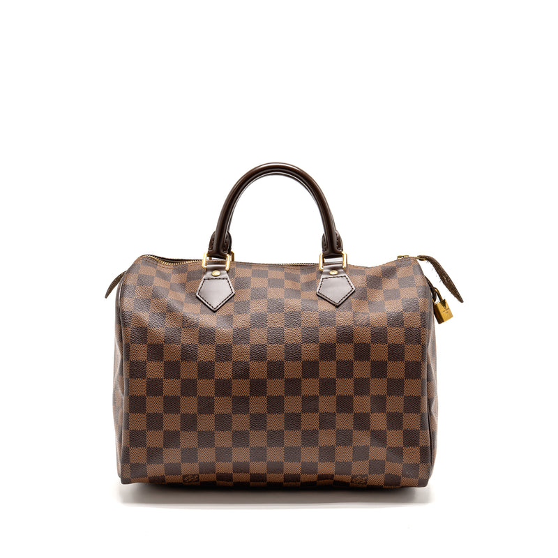Louis Vuitton Speedy 30 Damier Ebene Canvas GHW