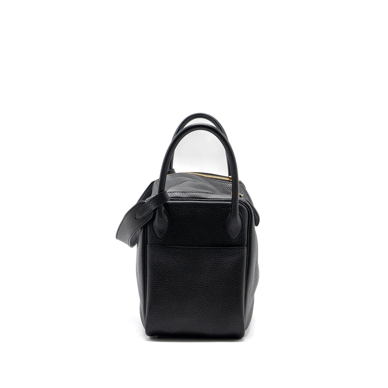 Hermes lindy 30 clemence black GHW stamp D
