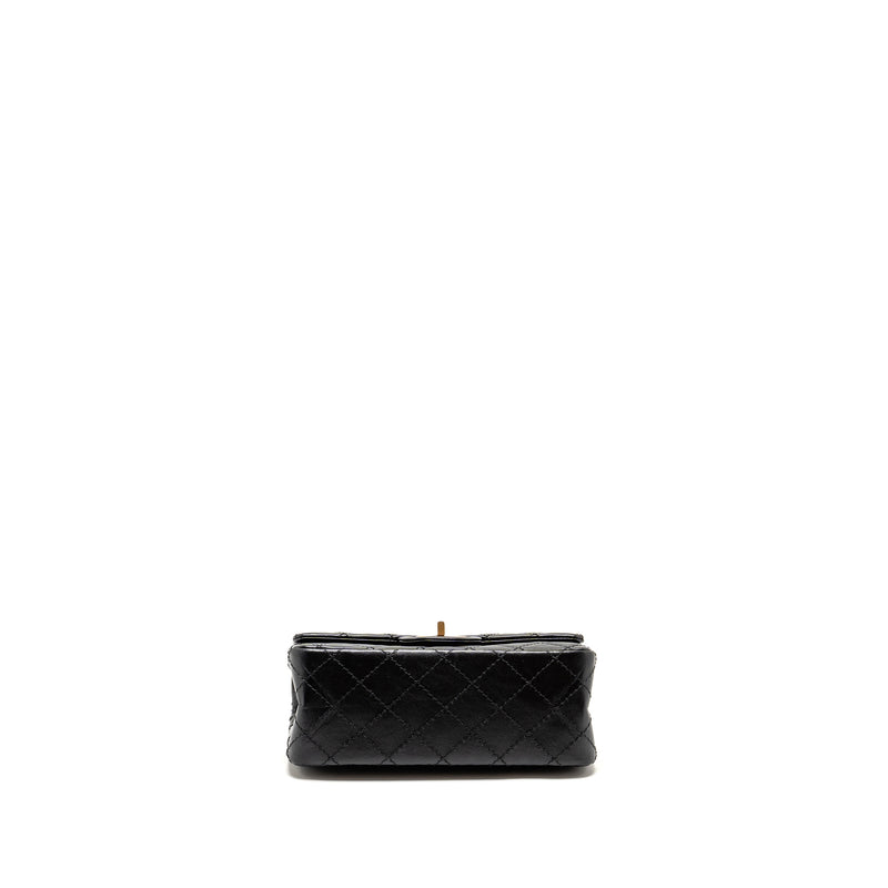 Chanel Mini 2.55 Reissue Aged Calfskin Black GHW