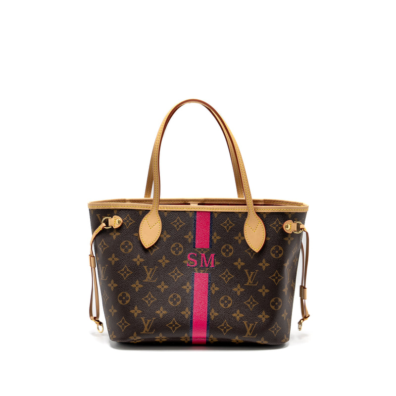 Lv neverfull customized sale