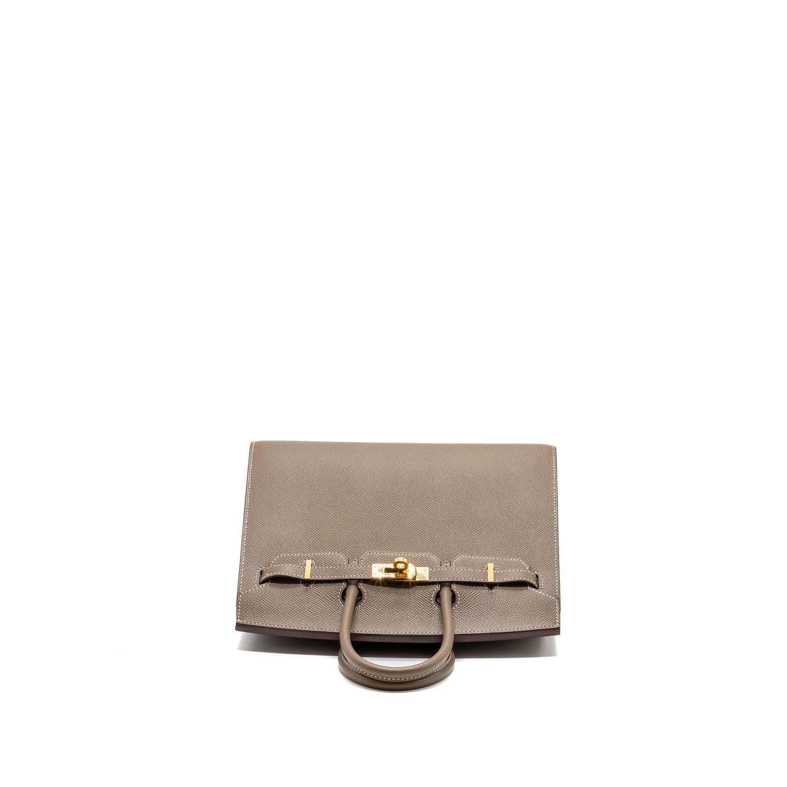 Hermes Birkin 25 Epsom Etoupe GHW Stamp Z