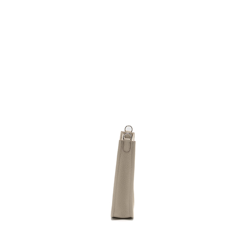 Hermes Mini Evelyn Clemence Beton SHW Stamp B