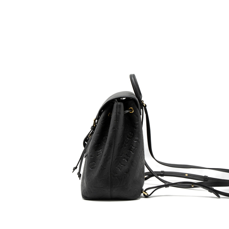 Louis Vuitton Black Monogram Empreinte Leather Montsouris MM