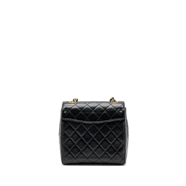Chanel 22K retro new square large flap bag goatskin black GHW (microchip)
