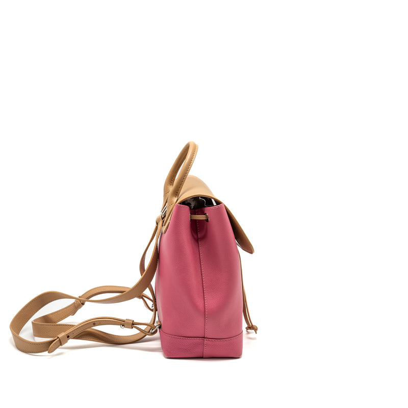 LOUIS VUITTON Lockme Backpack Calfskin Pink/Beige SHW