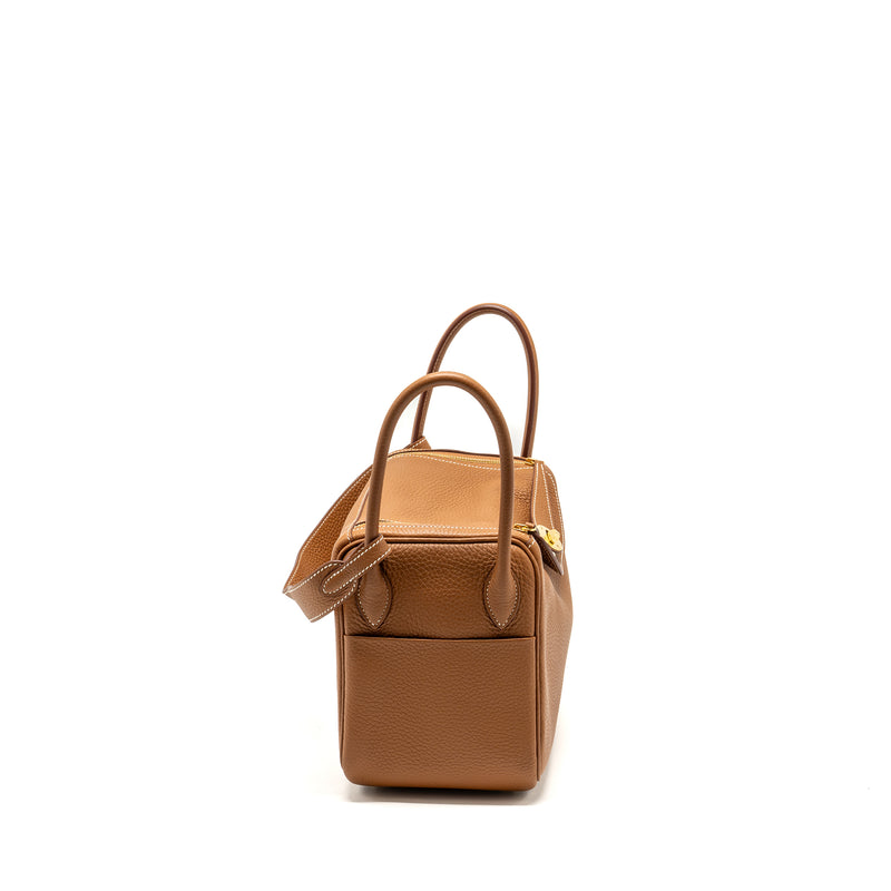 Hermes Lindy 26 Clemence Gold GHW stamp Z