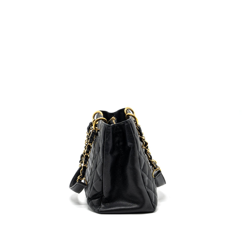 Chanel grand shopping tote caviar black GHW