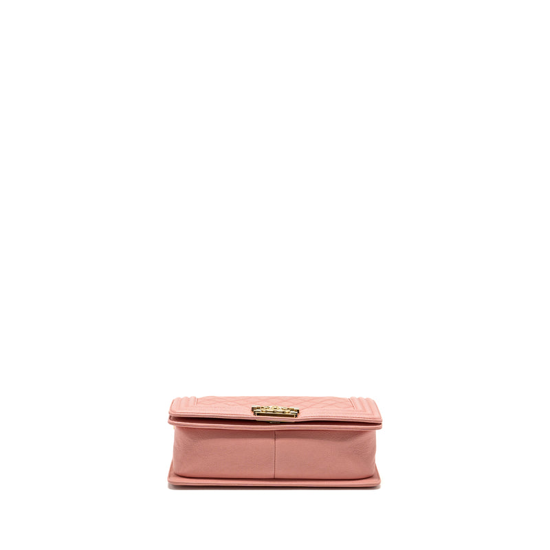 Chanel Medium Boy Bag Caviar Pink LGHW