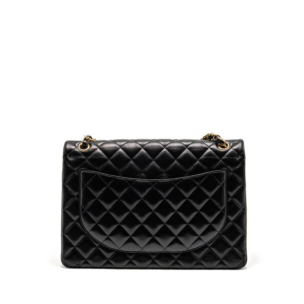 Chanel Maxi Classic Double Flap Bag Lambskin Black GHW