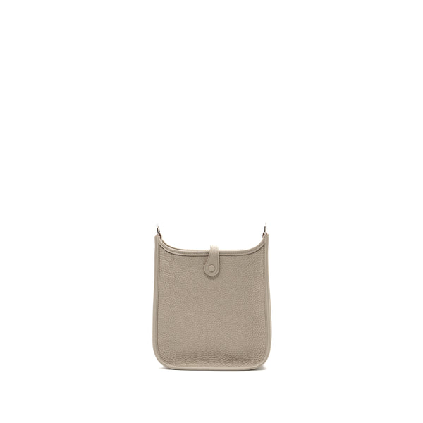 Hermes Mini Evelyn Clemence Beton SHW Stamp B