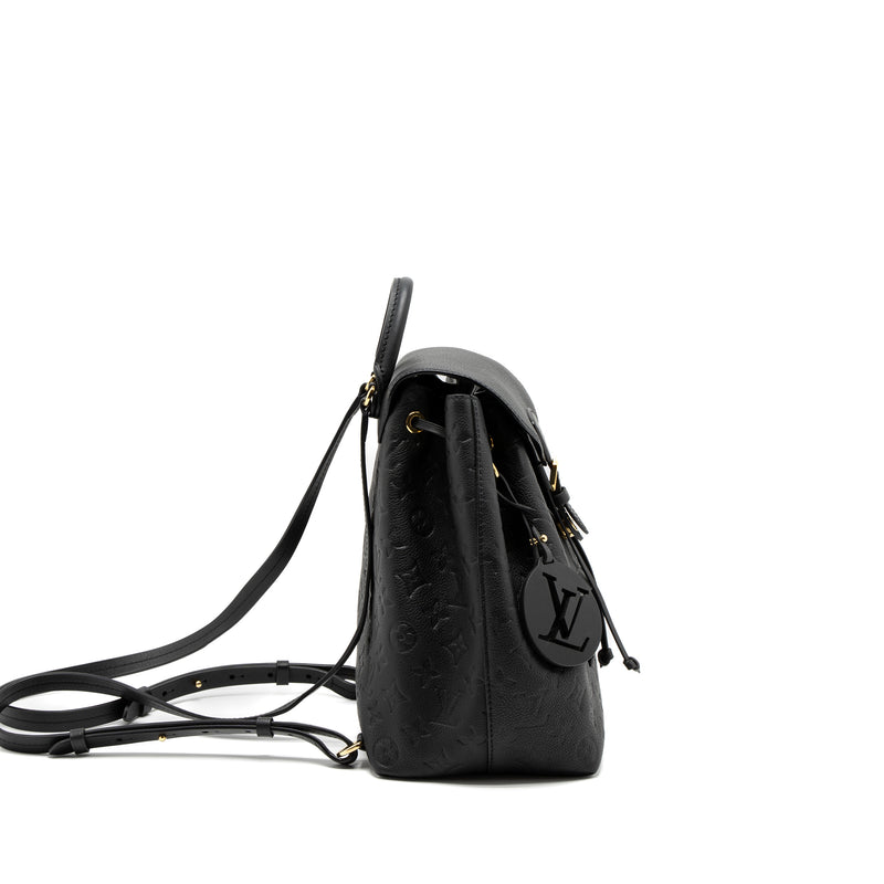 Louis Vuitton Backpack Montsouris Monogram Empreinte Black in