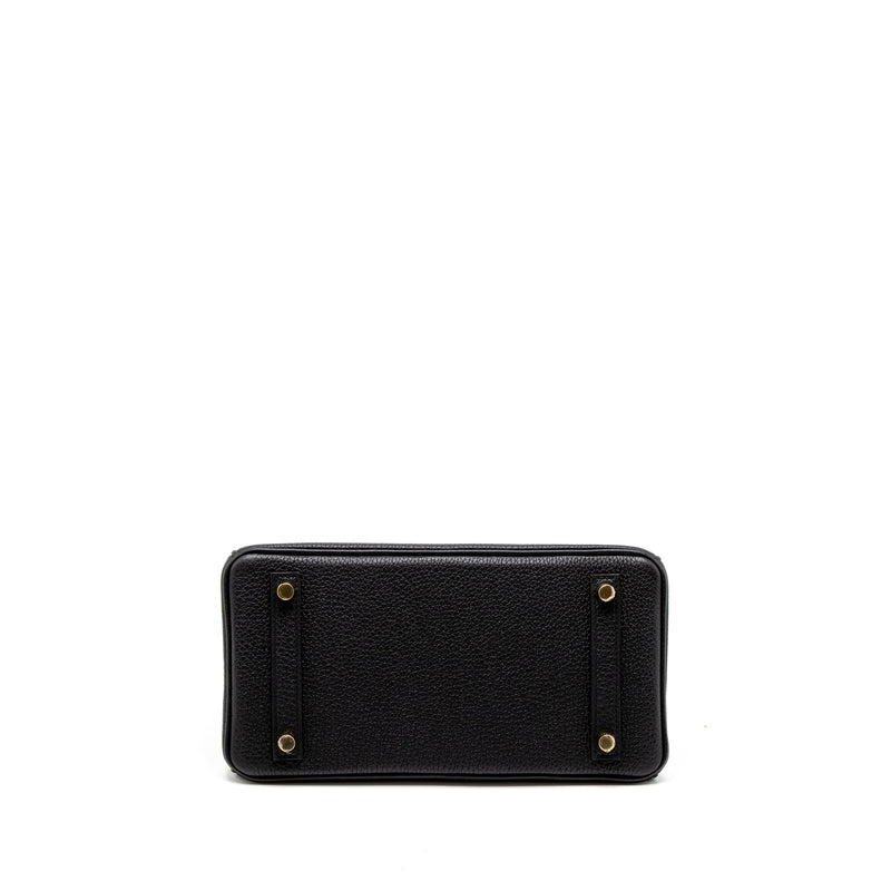 Hermes Birkin 25 Togo Black GHW Stamp Z