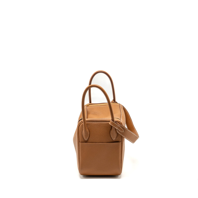 Hermes Lindy 26 Clemence Gold GHW stamp Z