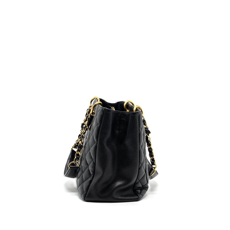 Chanel grand shopping tote caviar black GHW