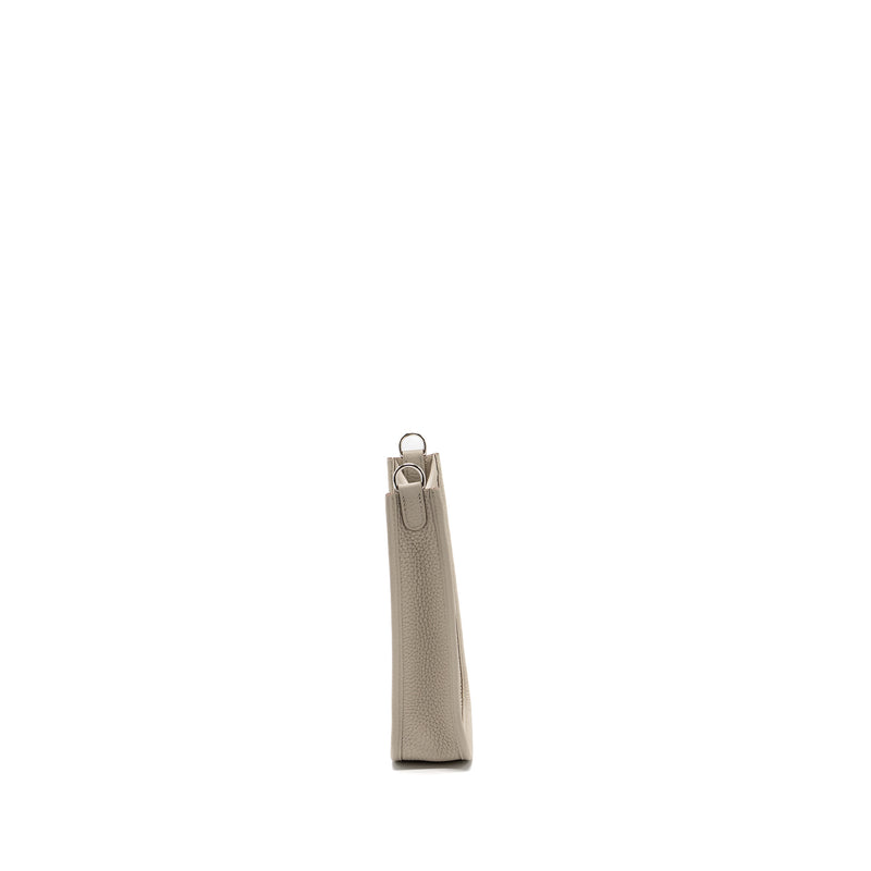 Hermes Mini Evelyn Clemence Beton SHW Stamp B
