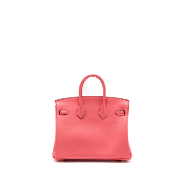 Hermes Birkin 25 Swift 8W Rose Azalee SHW Stamp C