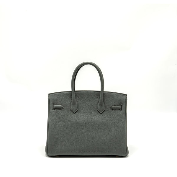 Hermes Birkin 30 Togo Vert Amande GHW stamp D