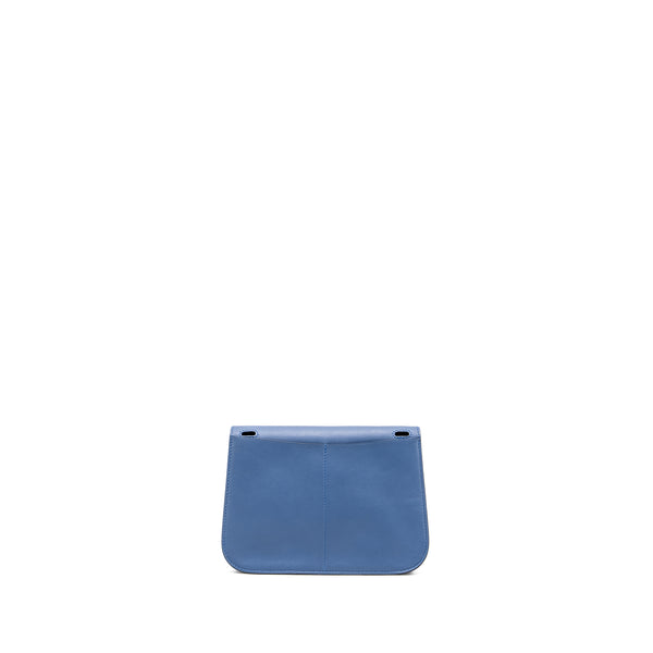 Hermes Mini Halzan 22 Swift Blue Agate SHW stamp A