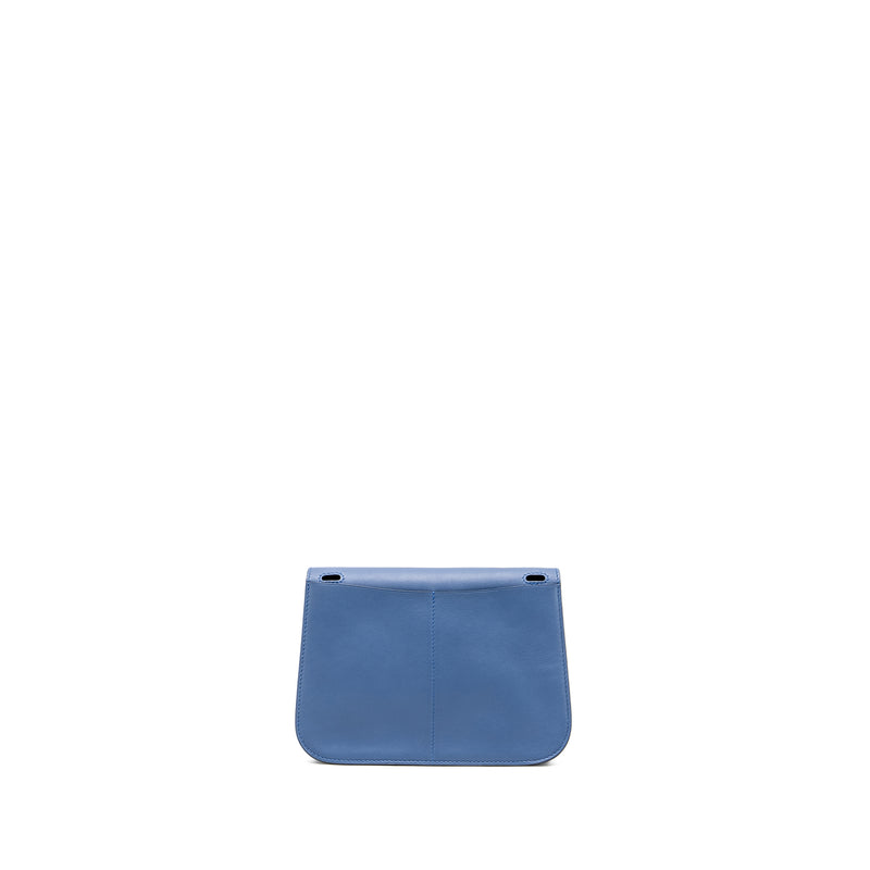 Hermes Mini Halzan 22 Swift Blue Agate SHW stamp A