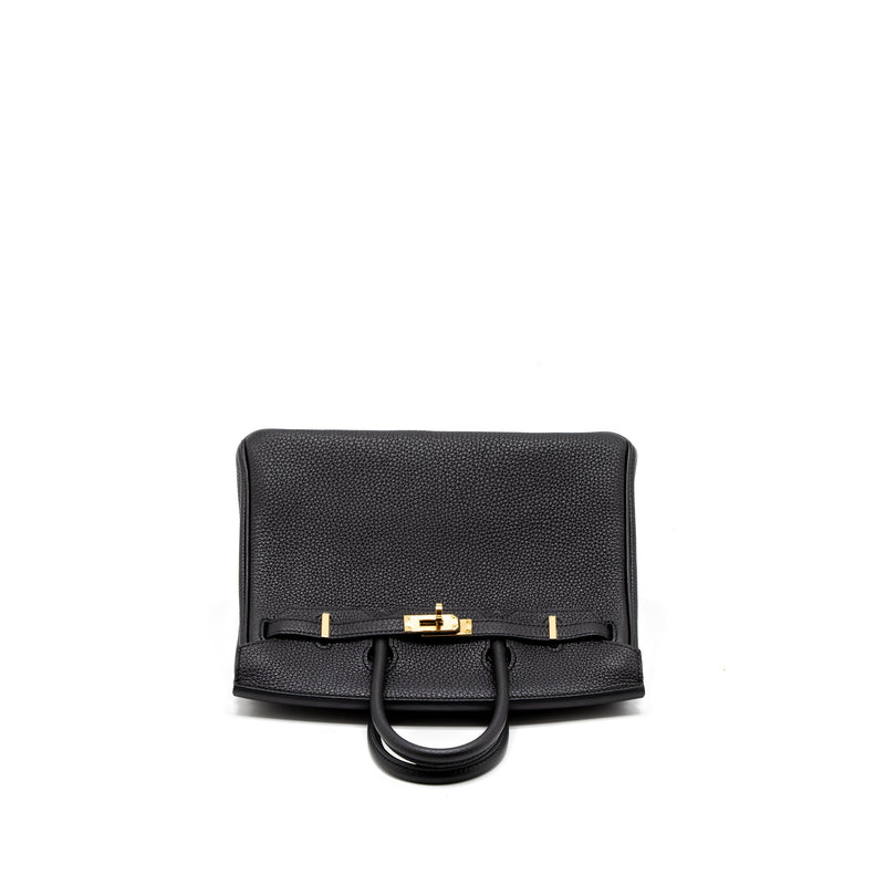 Hermes Birkin 25 Togo Black GHW Stamp Z
