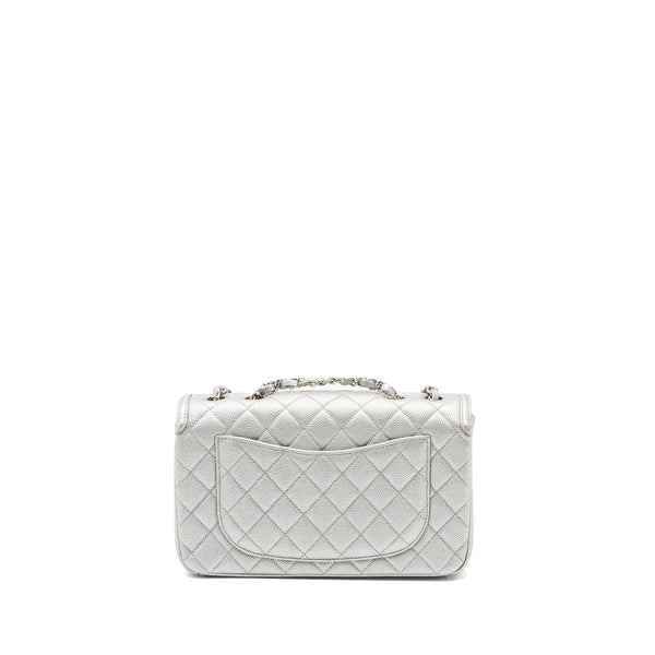 Chanel Filigree Flap Bag Caviar Silver SHW